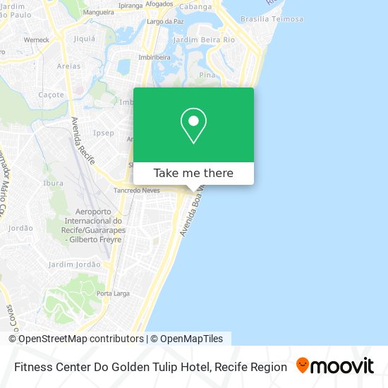 Fitness Center Do Golden Tulip Hotel map