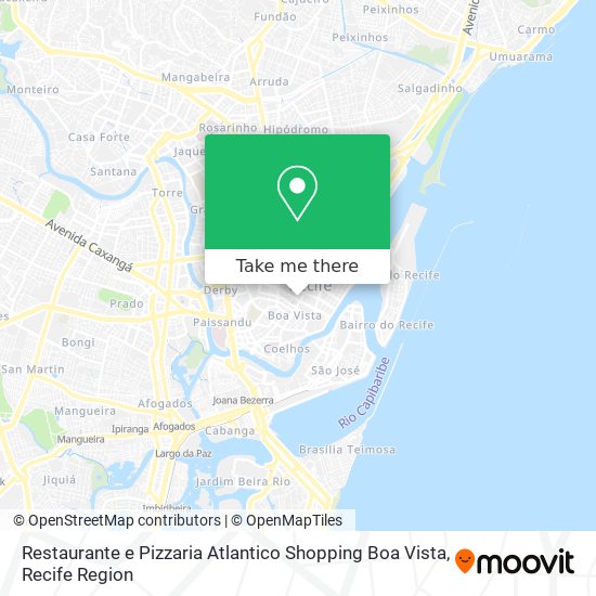 Restaurante e Pizzaria Atlantico Shopping Boa Vista map