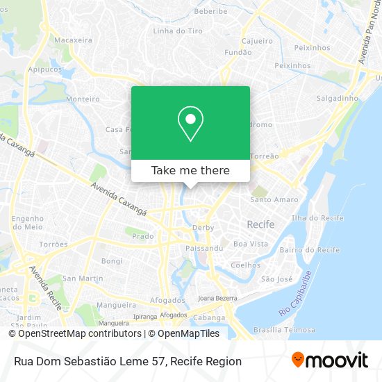 Mapa Rua Dom Sebastião Leme 57