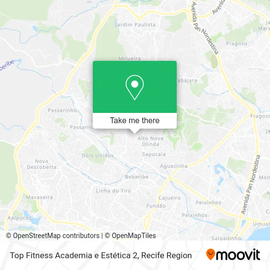 Top Fitness Academia e Estética 2 map