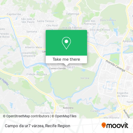 Campo da ur7 várzea map
