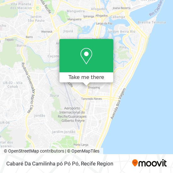 Cabaré Da Camilinha pó Pó Pó map