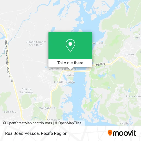 Rua João Pessoa map