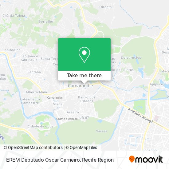 EREM Deputado Oscar Carneiro map