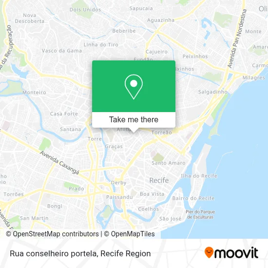 Rua conselheiro portela map