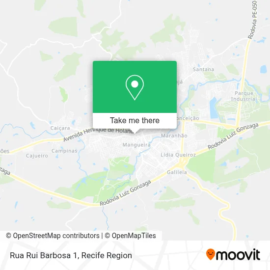 Rua Rui Barbosa 1 map