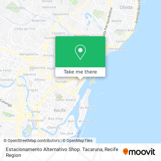 Estacionamento Alternativo Shop. Tacaruna map