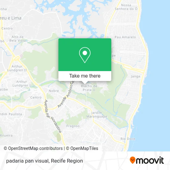 padaria pan visual map