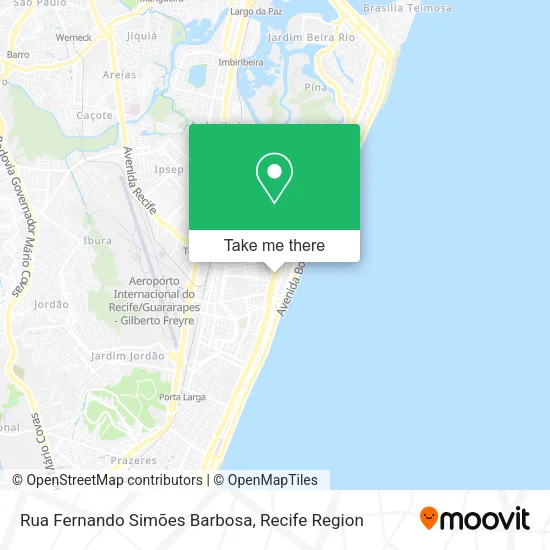 Rua Fernando Simões Barbosa map
