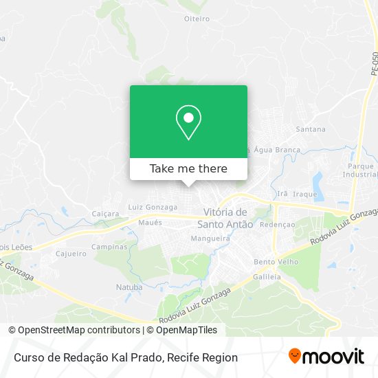 Curso de Redação Kal Prado map