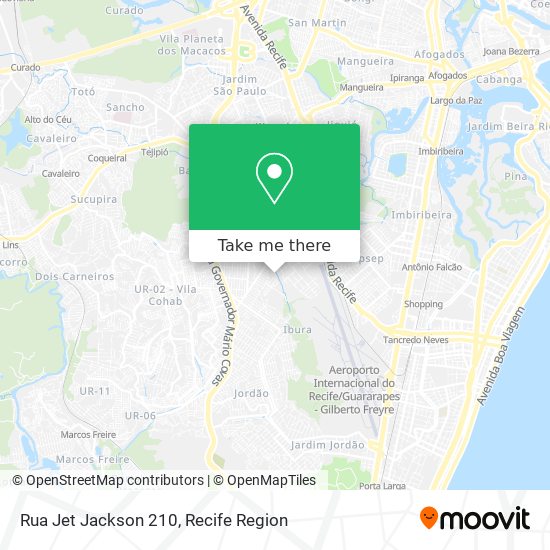 Rua Jet Jackson 210 map