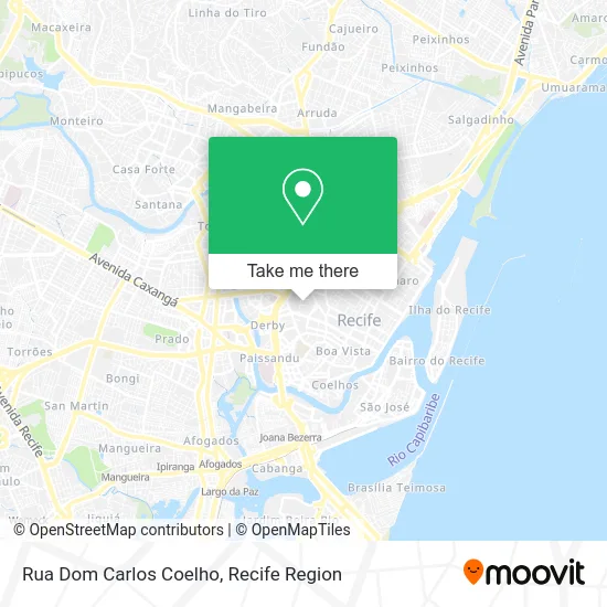 Rua Dom Carlos Coelho map