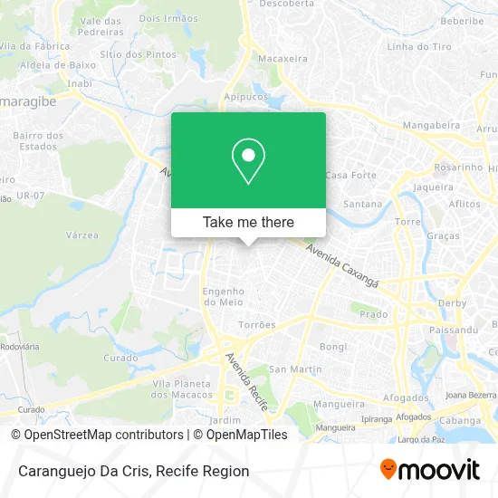 Caranguejo Da Cris map