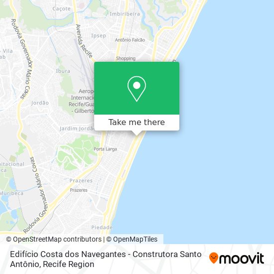 Edifício Costa dos Navegantes - Construtora Santo Antônio map