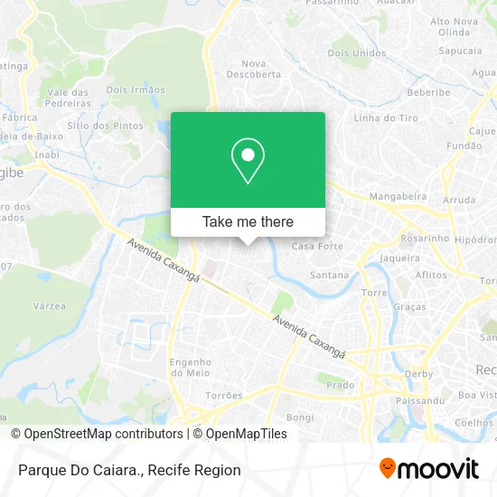 Parque Do Caiara. map