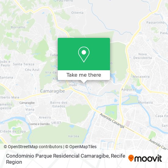 Condomínio Parque Residencial Camaragibe map