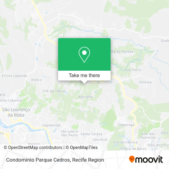 Condominio Parque Cedros map