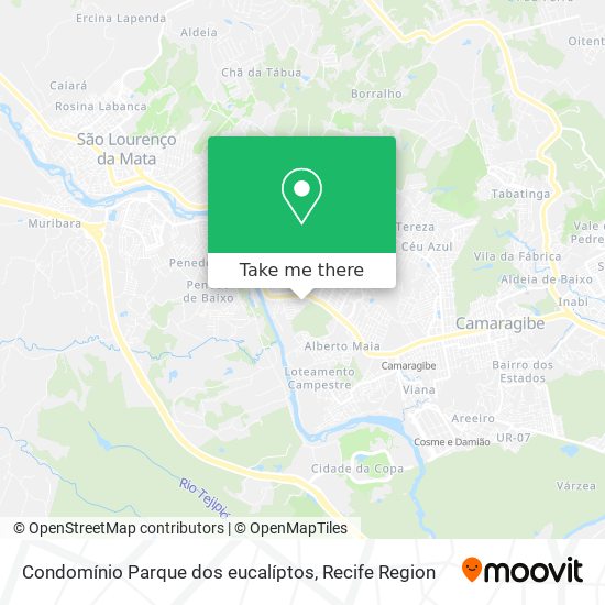 Condomínio Parque dos eucalíptos map