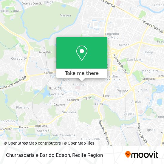 Churrascaria e Bar do Edson map