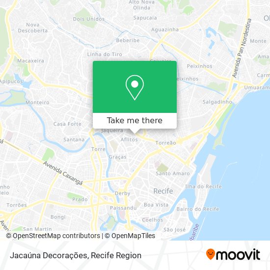 Jacaúna Decorações map