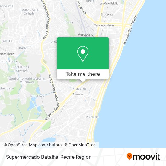 Supermercado Batalha map