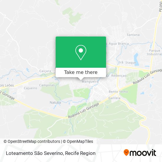 Loteamento São Severino map