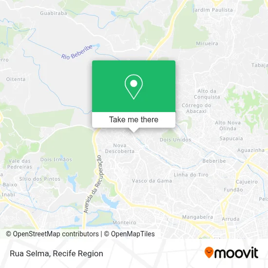 Rua Selma map