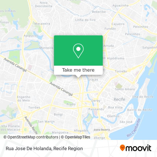 Rua Jose De Holanda map