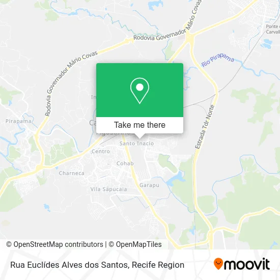 Rua Euclídes Alves dos Santos map