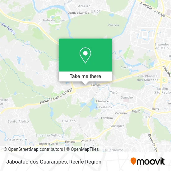 Jaboatão dos Guararapes map