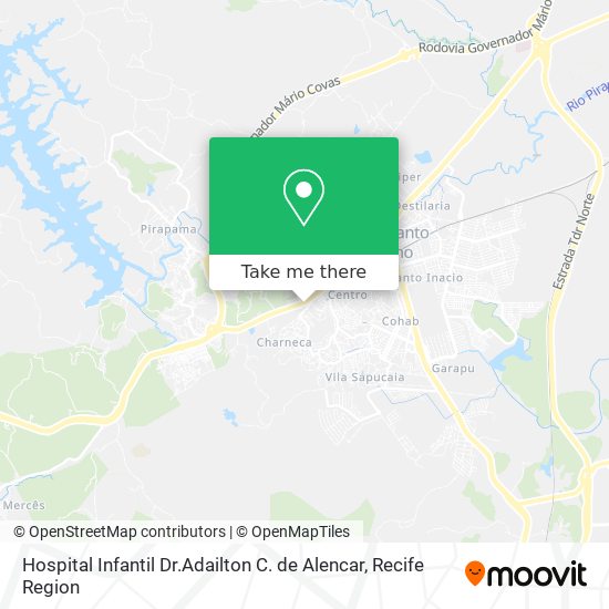 Hospital Infantil Dr.Adailton C. de Alencar map