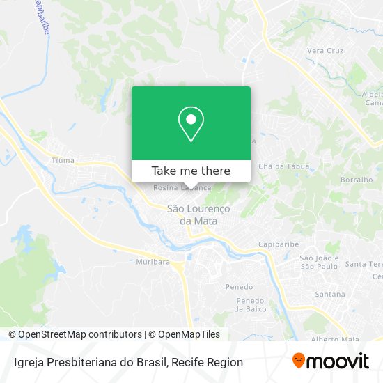 Igreja Presbiteriana do Brasil map