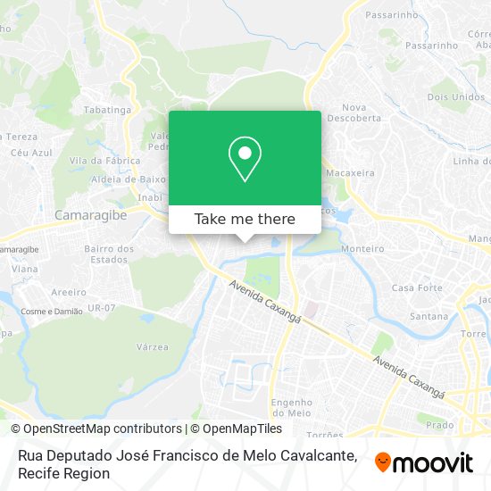 Rua Deputado José Francisco de Melo Cavalcante map