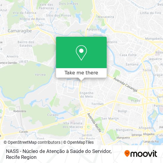 NASS - Núcleo de Atenção à Saúde do Servidor map
