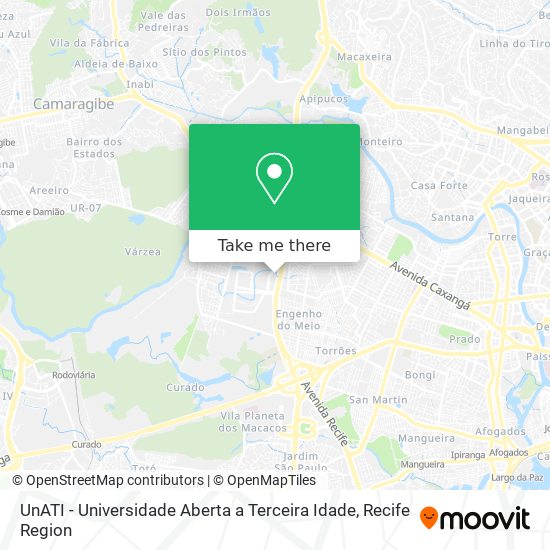 UnATI - Universidade Aberta a Terceira Idade map