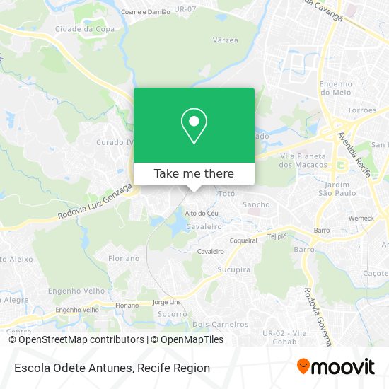 Escola Odete Antunes map