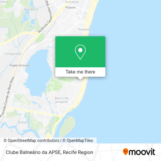 Clube Balneário da APSE map