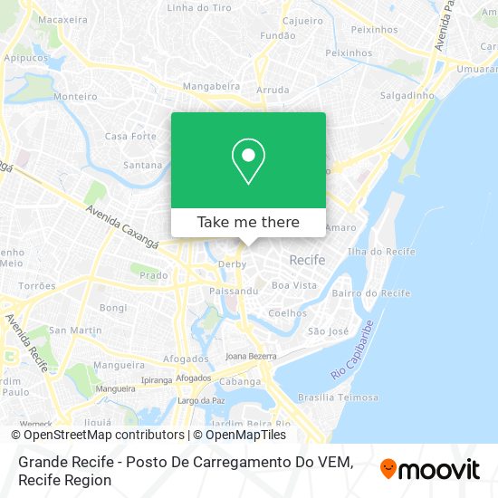 Grande Recife - Posto De Carregamento Do VEM map