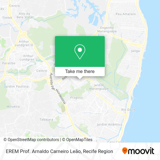 EREM Prof. Arnaldo Carneiro Leão map