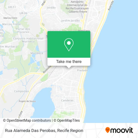 Rua Alameda Das Perobas map