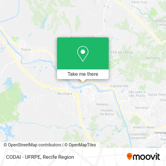 CODAI - UFRPE map