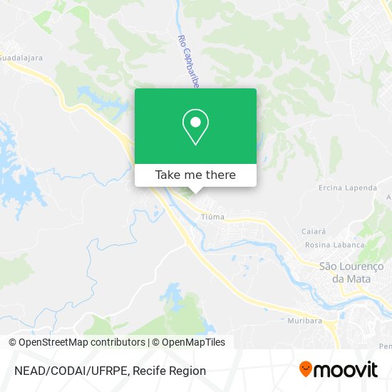 NEAD/CODAI/UFRPE map