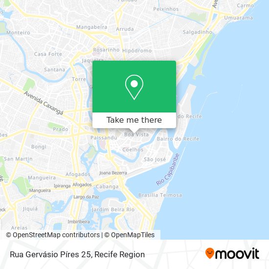 Rua Gervásio Píres 25 map