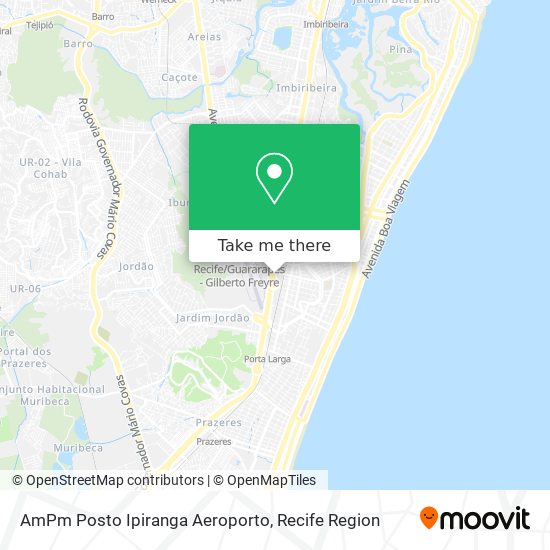 AmPm Posto Ipiranga Aeroporto map