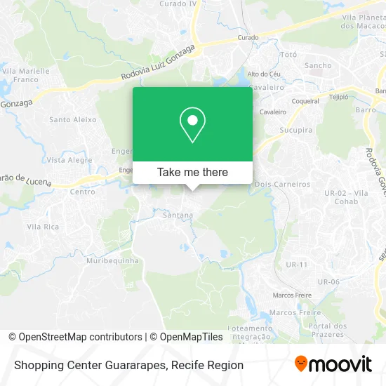 Shopping Center Guararapes map