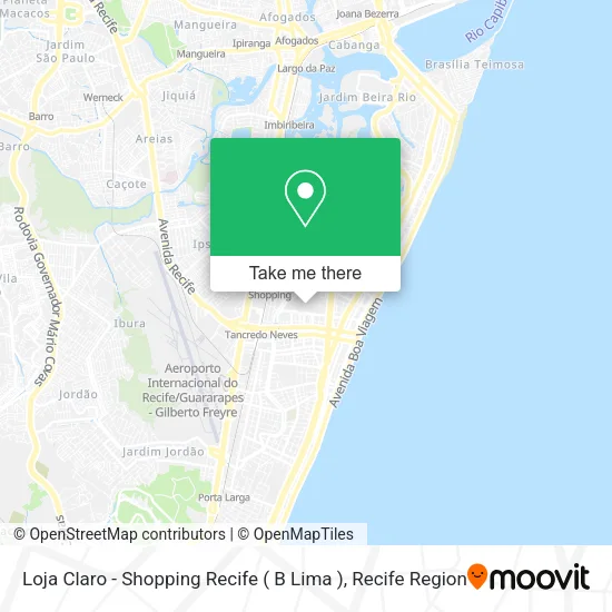 Loja Claro - Shopping Recife ( B Lima ) map