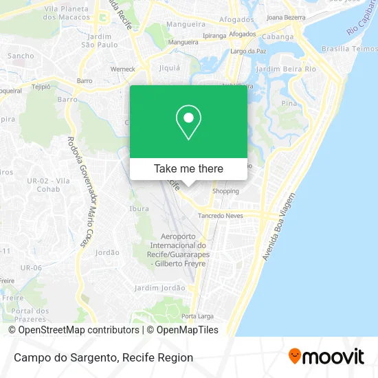 Campo do Sargento map