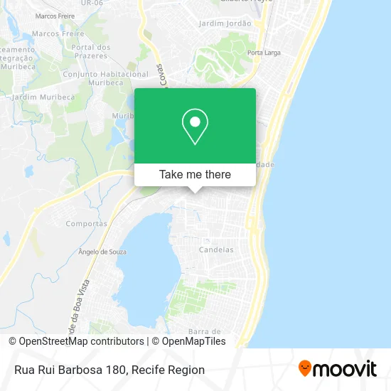 Rua Rui Barbosa 180 map