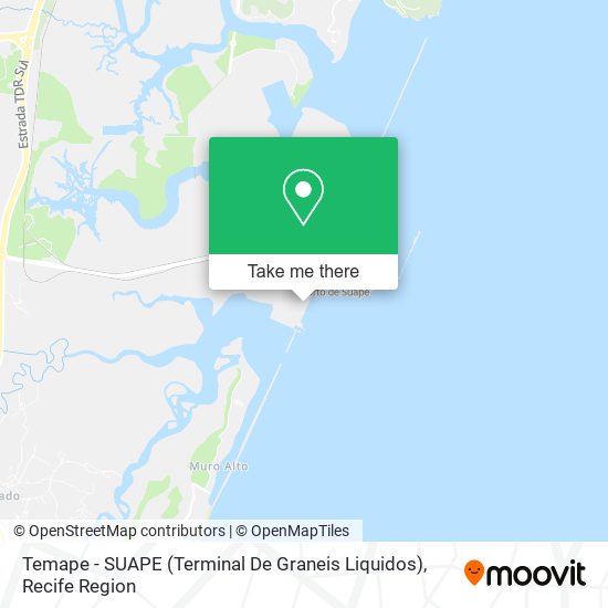 Temape - SUAPE (Terminal De Graneis Liquidos) map