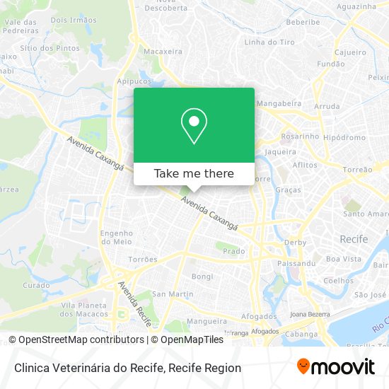 Clinica Veterinária do Recife map